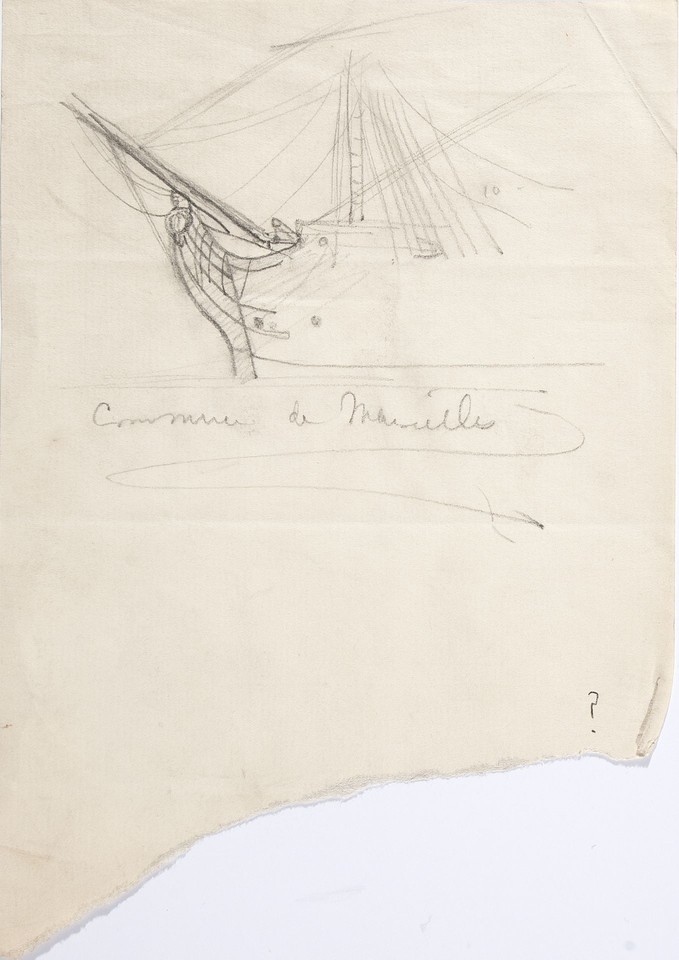 Detail study of the French ship Commerce de Marseille Image 1
