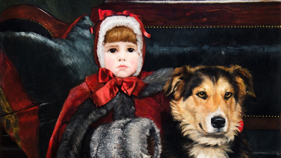 Martha Hovenden and Her Dog