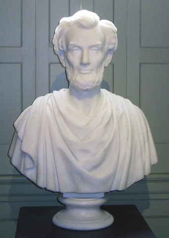 Sarah Fisher Ames: Abraham Lincoln (19th century) Carrara Marble