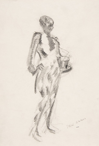 Adolphe Borie: Ethel Waters (c. 1925) Graphite on paper