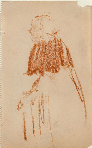 Arthur B. Carles: Untitled [Woman]  (c. 1905) Pastel on paper