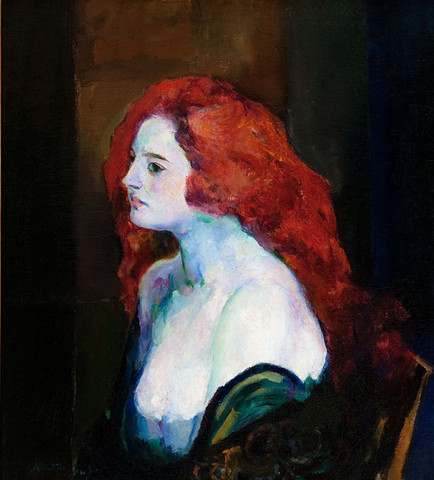 Arthur B. Carles: Woman with Red Hair (c. 1922) Oil on canvas
