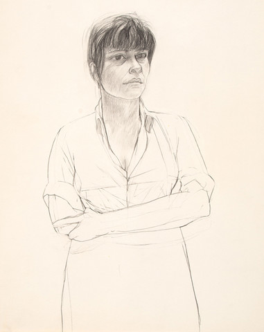 Larry Day: Untitled (Natalie Charkow) (1960s) Graphite on paper