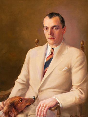 Louis P. Dougherty: Portrait of Dr. William J. Coverley-Smith (Undated) Oil on canvas