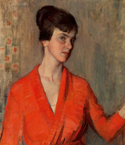 Katherine Barker Fussell: Self Portrait (c. 1915) Oil on canvas