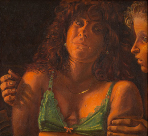 Frank Galuszka: Friends (1982-1983) Oil on canvas