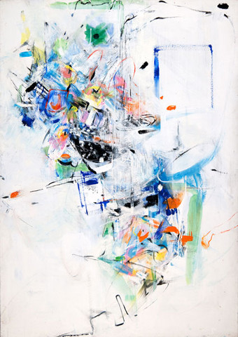 Moy Glidden: White Abstraction (c. 1970) Oil on canvas