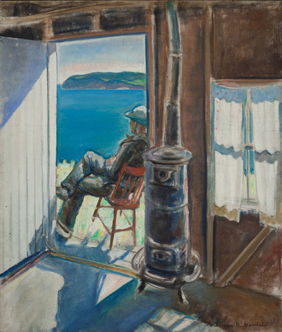 William Newport Goodell: Boon's Shack (Maine) (Undated) Oil on canvas