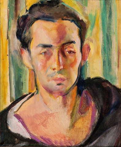 Betty W. Hubbard: Norbert Guterman (1927-1928) Oil on canvas