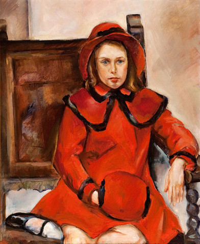 Betty W. Hubbard: Moira (Seated) (c. 1938) Oil on canvas