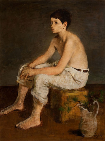 Leon Karp: Adolescence (1944) Oil on canvas