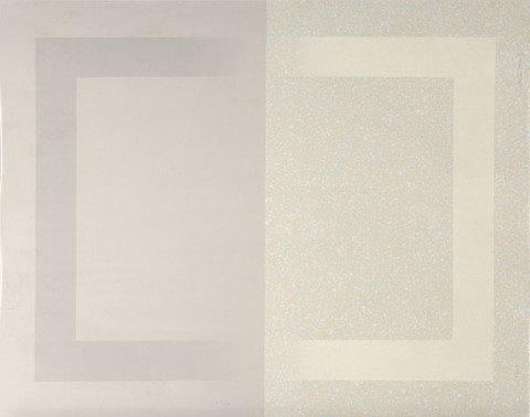 Elaine Kurtz: White Spectrum Series (1980) Silk screen