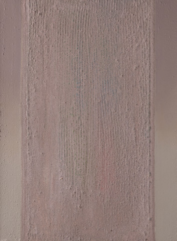 Elaine Kurtz: Study (1986) Sand, zircon, and acrylic on canvas