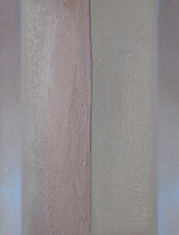 Elaine Kurtz: Study (1988) Sand, zircon, and acrylic on canvas