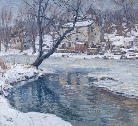 Antonio Pietro Martino: Winter (1927) Oil on canvas