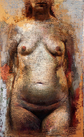 Susan Moore: Vanity 2 (2000) Oil stick on canvas