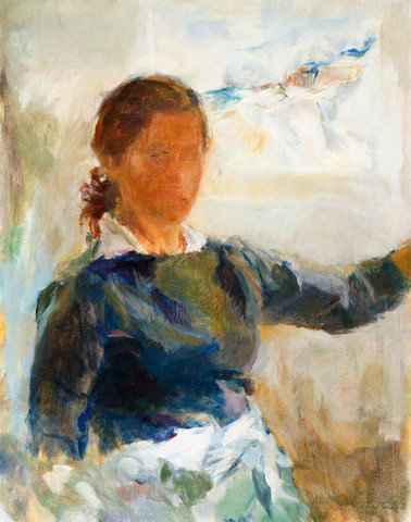 Rose Naftulin: Self-Portrait (1964) Oil on canvas