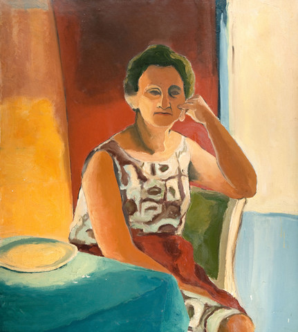 Edith Neff: [Portrait of Ruth Smith, the artist's mother] (1964) Oil on canvas