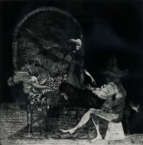 Peter Paone: Annunciation (Undated) Etching