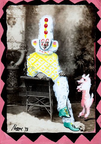 Peter Paone: [Clown] (Undated) Photograph overly