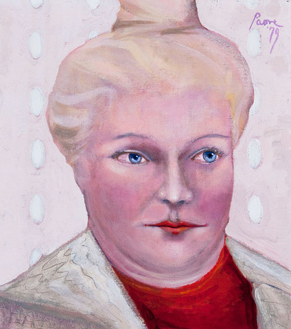 Peter Paone: Portrait of Joan (1979) Oil on canvas
