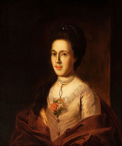 Charles Wilson Peale: Sarah Benezet Bartow (1772) Oil on canvas