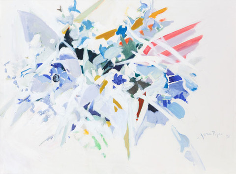 Jane Piper: Cool Blue (1981) Oil on paper