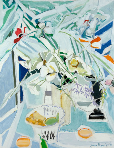 Jane Piper: [Untitled (Still Life)] (1987-1988) Oil on paper