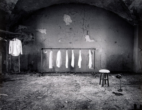 Del Ramers: Untitled [Shirts], from "Eastern State Penitentiary" series (1993) Gelatin silver print
