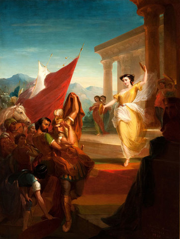 Thomas Buchanan Read: Jephthah's Daughter (1858) Oil on canvas