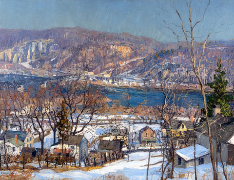Edward Willis Redfield: Late Afternoon (c. 1925) Oil on canvas