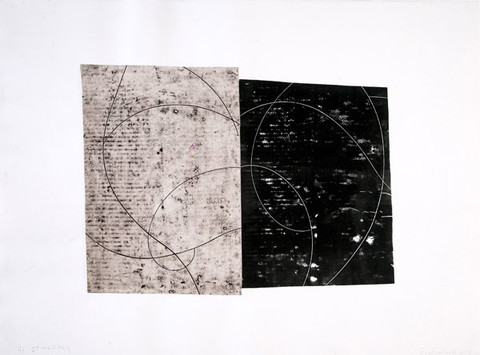 Ron Rumford: Itinerary (2001) Engraving and relief