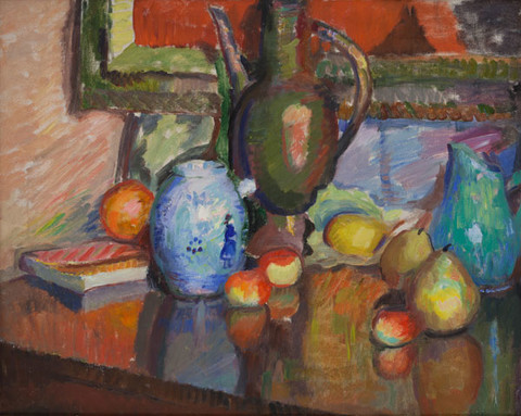 Joseph Sacks: Still Life (Undated) Oil on canvas