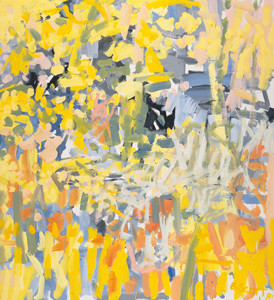 Bill Scott: Vetheuil Daffodil Yellow () Oil on canvas 