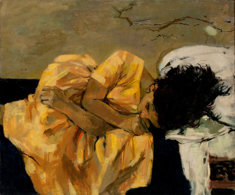 Susan Pendleton Sellers: Rachel Sleeping (Undated) Oil on canvas