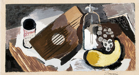 Albert Serwazi: Untitled (Abstract),  (1940) Gouache
