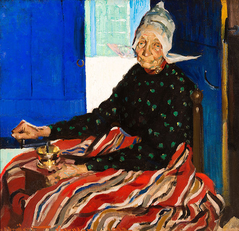 Leopold Seyffert: Tired Out (1912) Oil on canvas