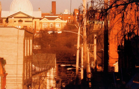 Stuart Shils: Germantown Street Scene, Morning Light From the East (2009) Archival pigment print