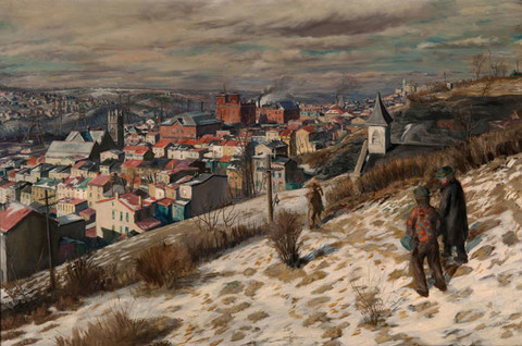 Francis Speight: Manayunk from Cotton Street (Date unknown) Oil on canvas