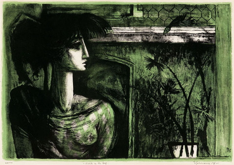 Benton Murdoch Spruance: Nests in the Ivy (1958) Lithography