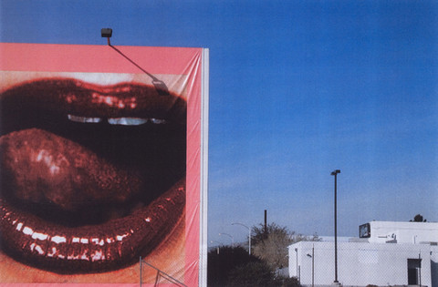 Zoe Strauss: Detail I-95 (Giant Mouth) (2001-2005) Color photocopier print