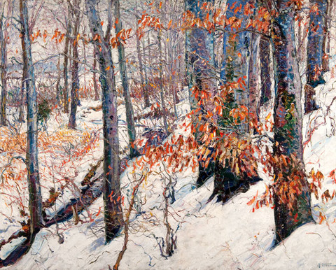 Raymond Theel: Autumn (Probably after 1943) Oil on canvas