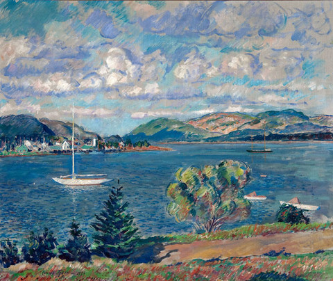 Carroll S. Tyson, Jr.: The Mouth of Somes Sound (1939) Oil on canvas