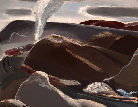 Jean Watson: Culm Banks (1945) Oil on canvas