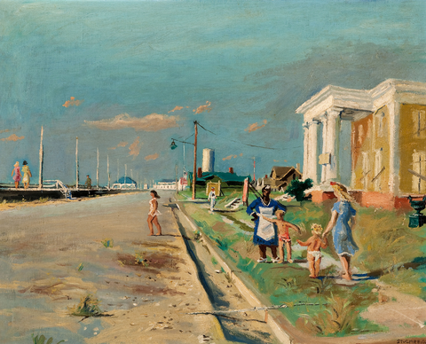 Walter Stuempfig: Cape May (Undated) Oil on canvas
